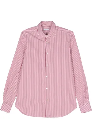 Boglioli Chemise en coton à rayures