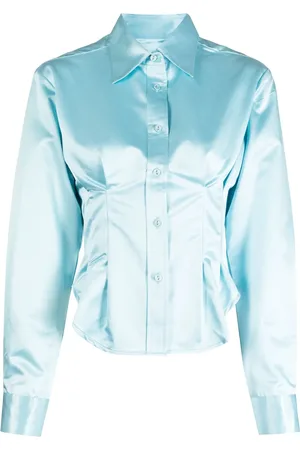 Cynthia Rowley Chemise classique en coton mélangé