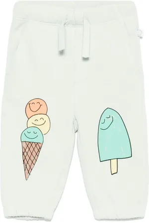 Stella McCartney Pantalon de jogging à imprimé cornet de glace