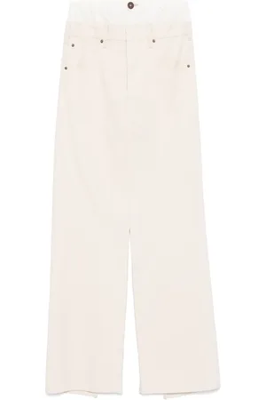 Maison Margiela Jupe en jean à coupe mi-longue