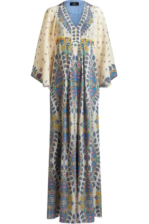 Etro Robe longue à imprimé cachemire