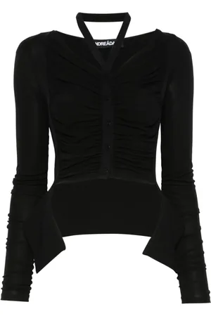 ANDREADAMO Cardigan à design drapé