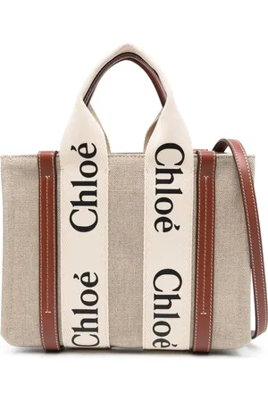 Chloé Petit sac à main Woody en toile