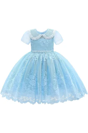 Tulleen Robe Dolly à dentelle brodée