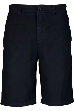 120% Lino Bermuda à taille mi-haute