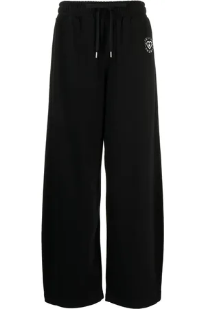 Stella McCartney Pantalon de jogging en coton à patch logo