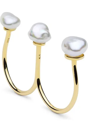 Autore Bague en 9ct ornée de perle