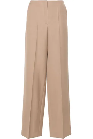 Fendi Pantalon en laine grain-de-poule