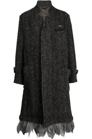 4SDESIGNS Manteau à simple boutonnage