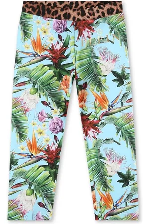 Philipp Plein Legging à fleurs