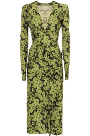 Serafini Robe mi-longue à fleurs