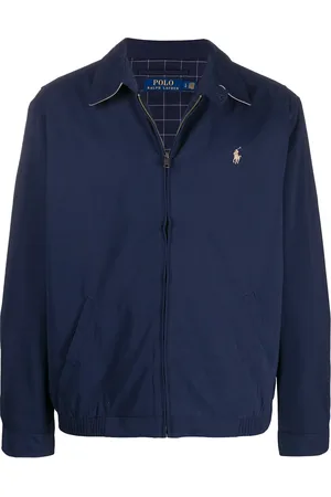 Ralph Lauren Veste zippée à logo brodé