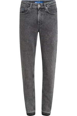 Karl Lagerfeld Jean droit à taille haute