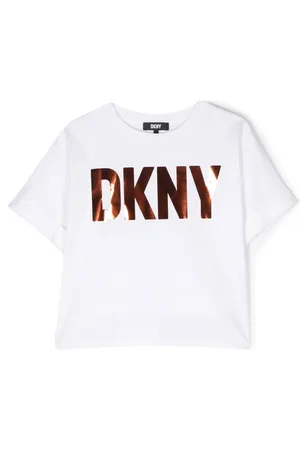DKNY T-shirt en coton à logo imprimé