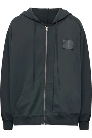 Maison Margiela Hoodie zippé à design patchwork