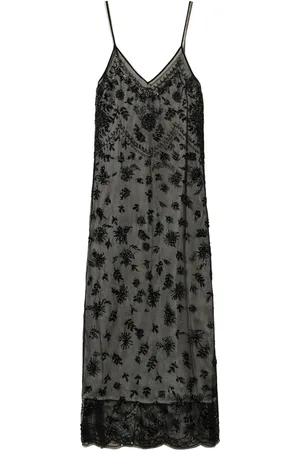 Twin-Set Robe mi-longue à design brodé