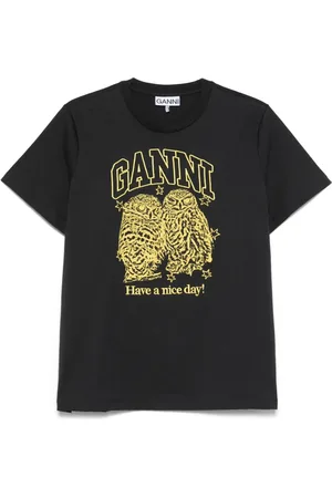 Ganni T-shirt à imprimé graphique