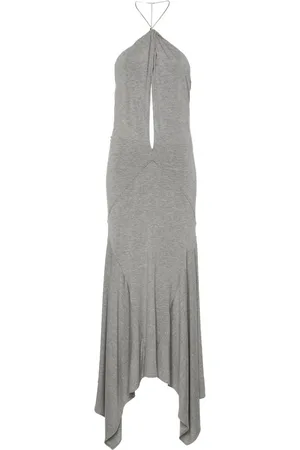 The Attico Robe longue à ouverture goutte d