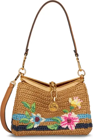Etro Sac à bandoulière Vela à fleurs brodées