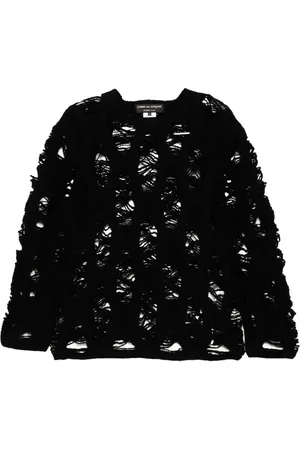 Comme des Garçons Pull à finitions à effet usé