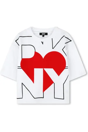 DKNY T-shirt en coton à logo imprimé