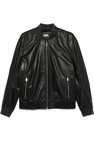 Karl Lagerfeld Veste en cuir