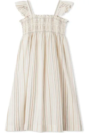 BONPOINT Robe en coton Alexandra à rayures