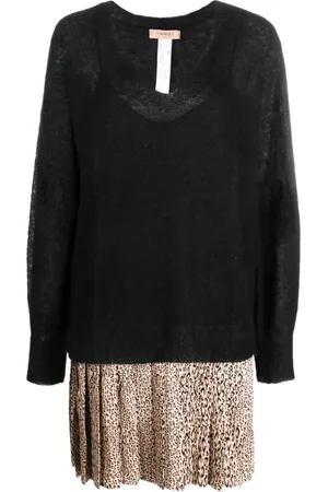 Twin-Set Robe courte à col v