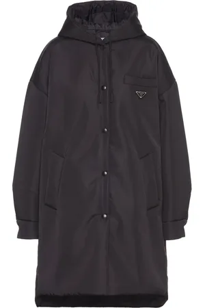 Prada Imperméable Light Re-Nylon à logo triangle