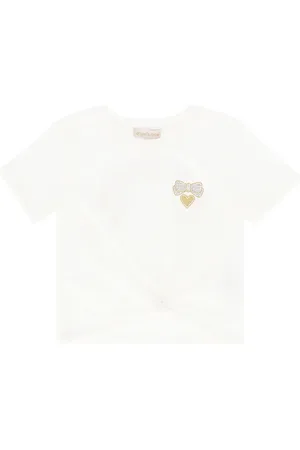 Angels Face T-shirt à ornements en cristal