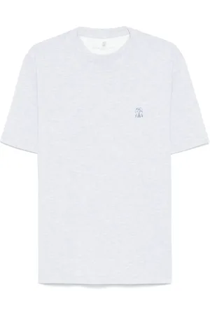 Brunello Cucinelli T-shirt à logo imprimé
