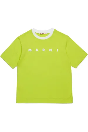 Marni T-shirt en coton à logo imprimé