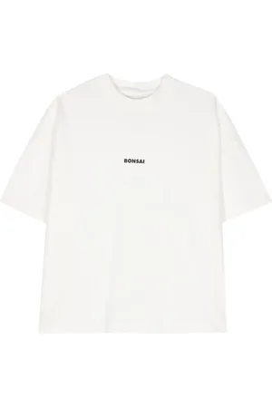 BONSAI T-shirt en coton à logo imprimé