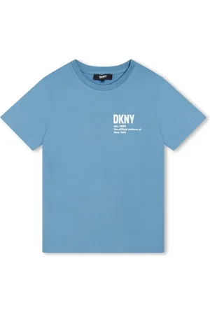 DKNY T-shirt en coton biologique à logo imprimé
