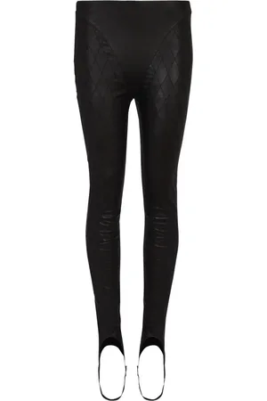 Balmain Legging matelassé à détails sous-pieds