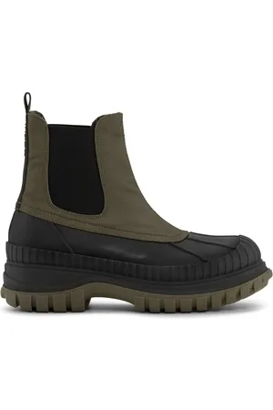 Ganni Bottines chelsea à design ton sur ton