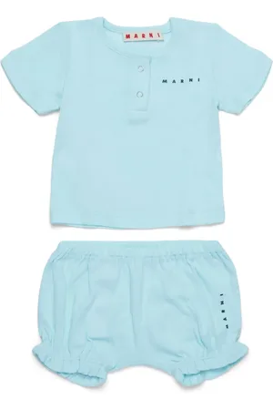Marni Ensemble haut-short à logo imprimé