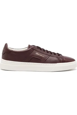 santoni Baskets à logo imprimé