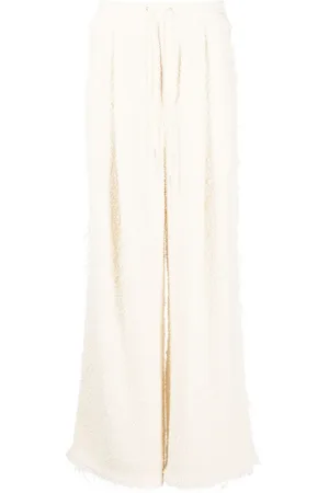 ECKHAUS LATTA Pantalon en tweed à coupe ample