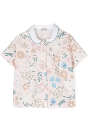 Il gufo Chemise en coton à fleurs