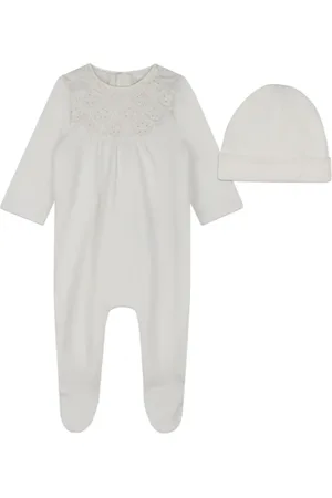 Chloé Pyjama en coton à broderies