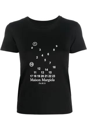 Maison Margiela T-shirt en coton à motif signature