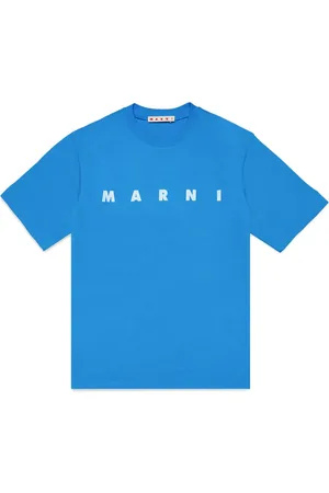 Marni T-shirt en coton à logo imprimé