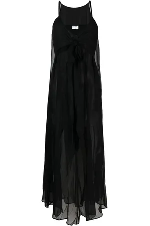 Filippa K Robe-nuisette en soie à effet de transparence