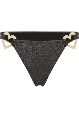 Moschino Bas de bikini à effet métallisé