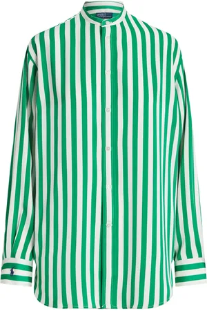 Ralph Lauren Chemise en soie à rayures