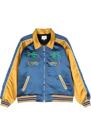 Rhude Veste bomber à design colour block