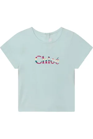 Chloé T-shirt en coton biologique à logo imprimé