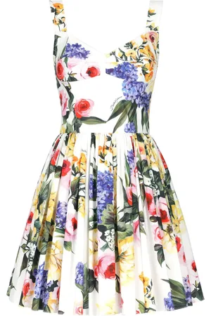 Dolce & Gabbana Robe courte à fleurs