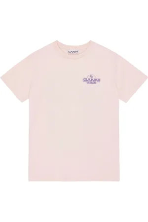 Ganni T-shirt à logo imprimé
